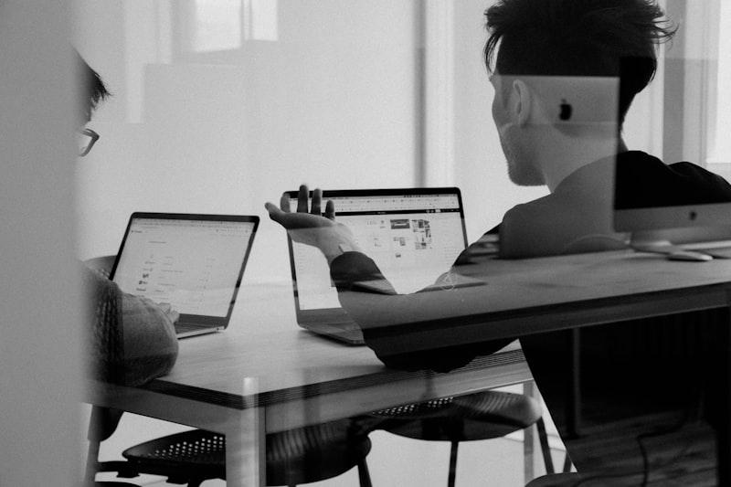 Modern office environment